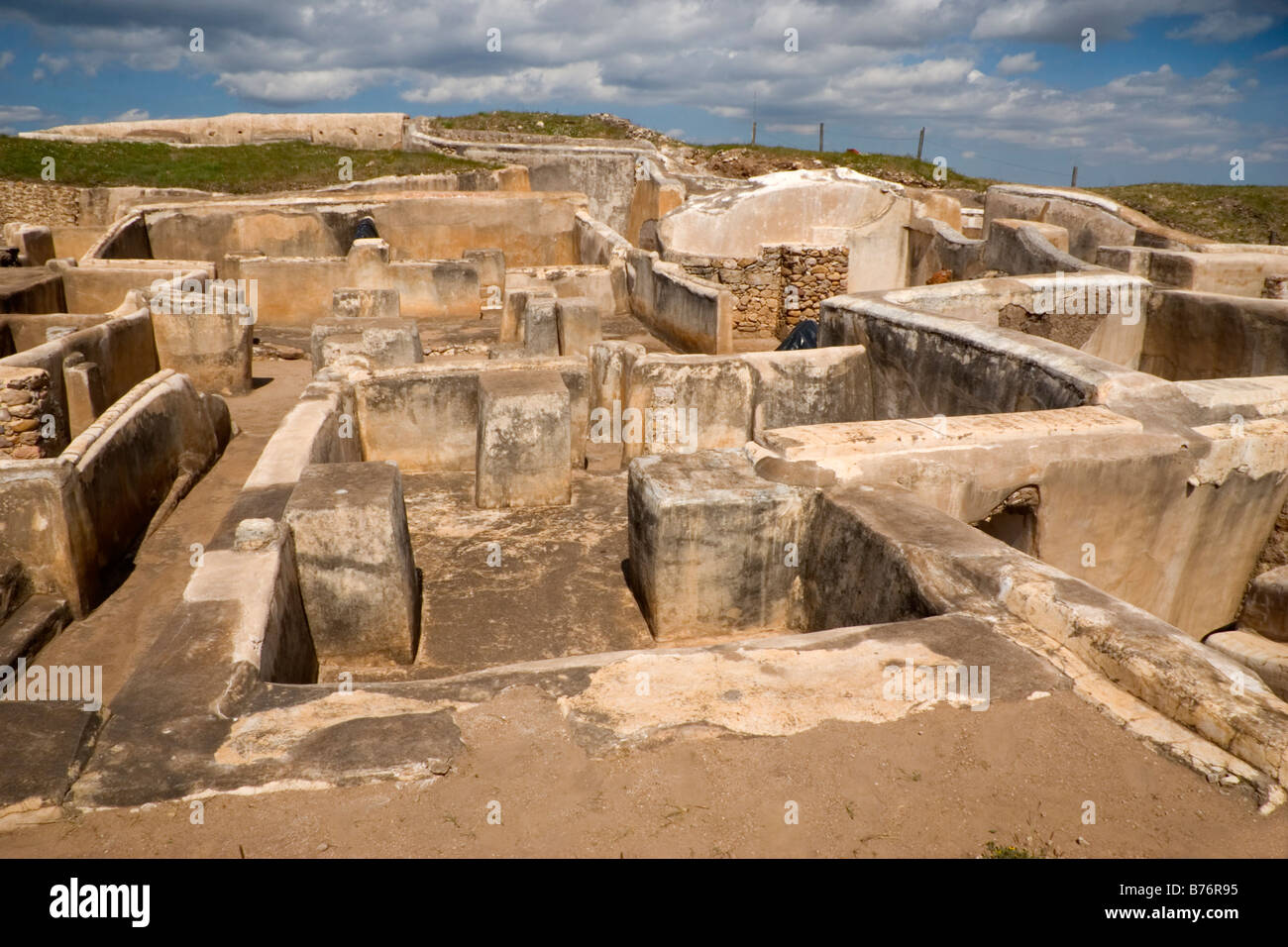 Ruines Chalchihuites ou Alta Vista ruine, délibérément placé sur le Tropique du Cancer par la culture de Teotihuacan Banque D'Images