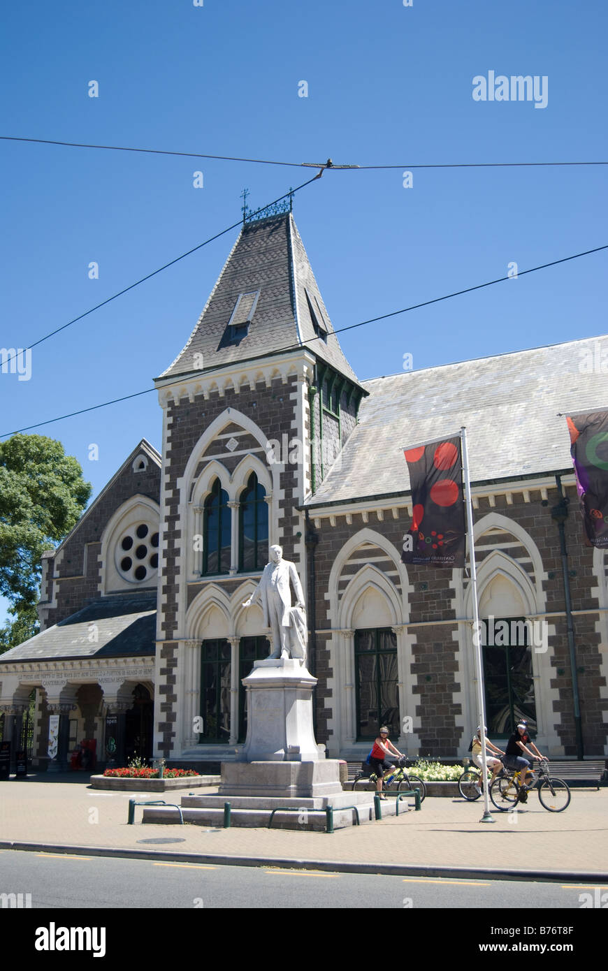 Musée de Canterbury, Rolleston Avenue, Christchurch, Canterbury, Nouvelle-Zélande Banque D'Images