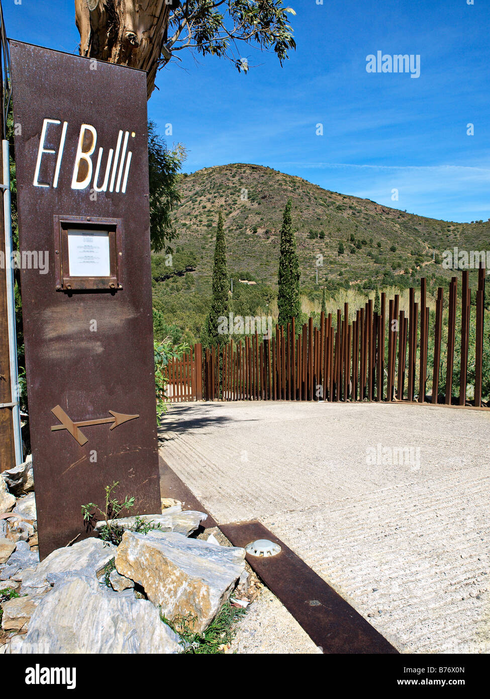 Le restaurant gastronomique El Bulli, Rosas, Espagne. Banque D'Images