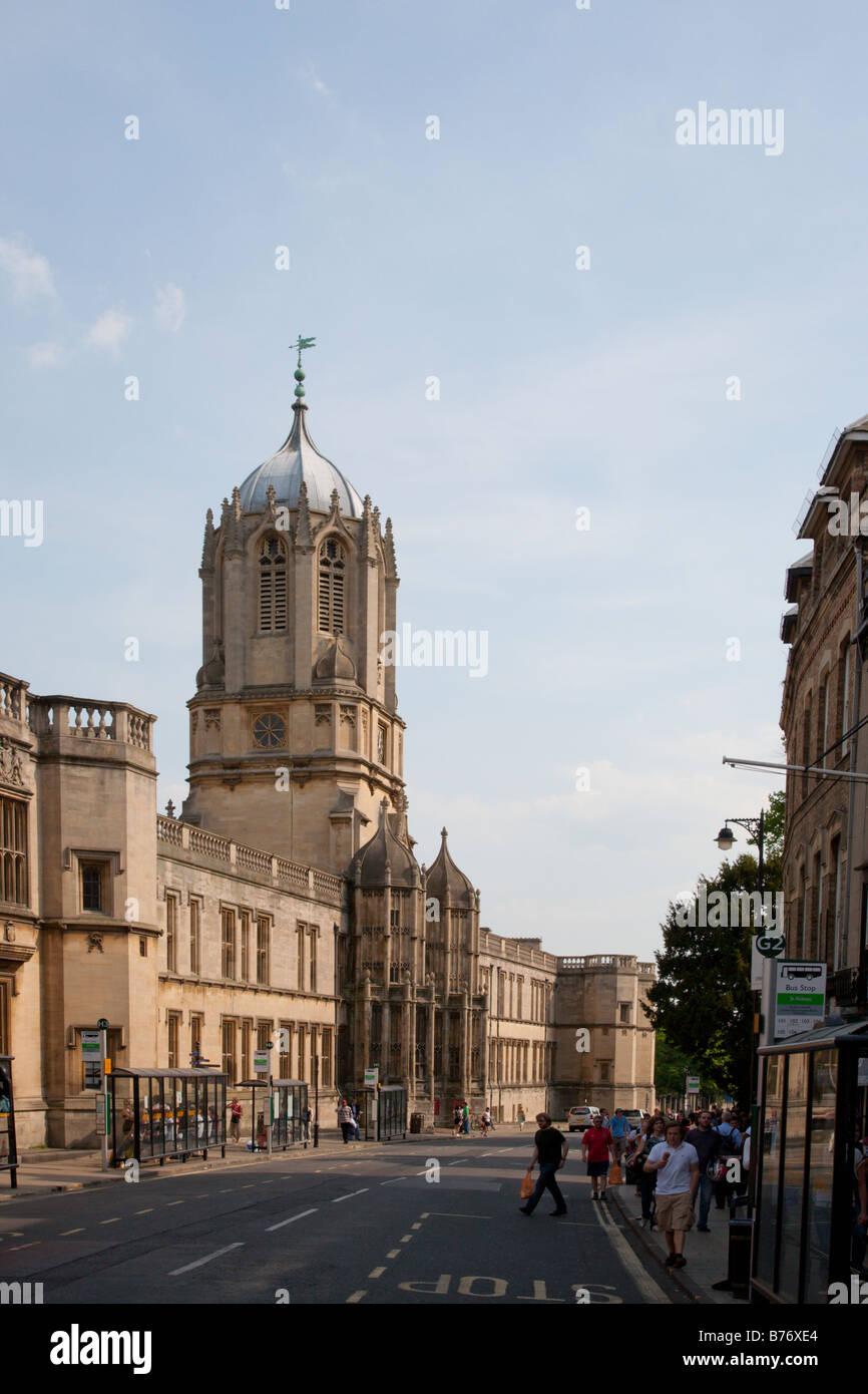 La Tom Tower de Christ Church College, Oxford, UK Banque D'Images