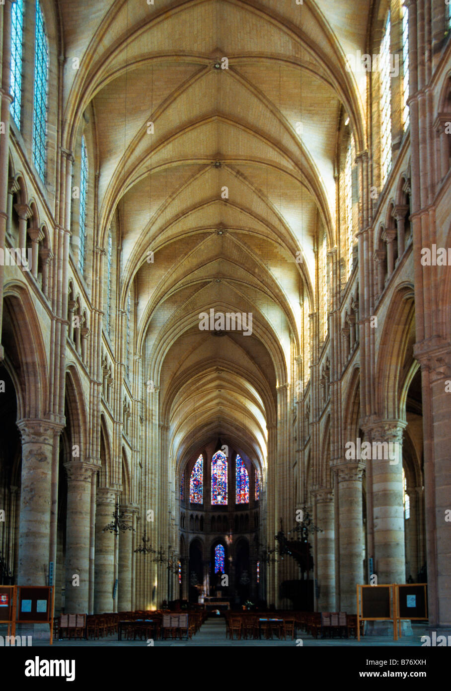 Cathédrale de SOISSONS PICARDIE FRANCE Banque D'Images