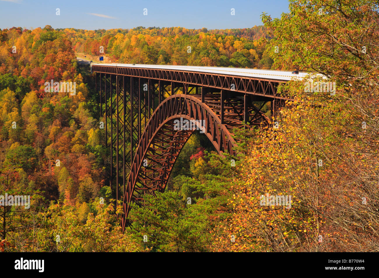 New River Gorge Bridge, New River Gorge River National, West Virginia, USA Banque D'Images