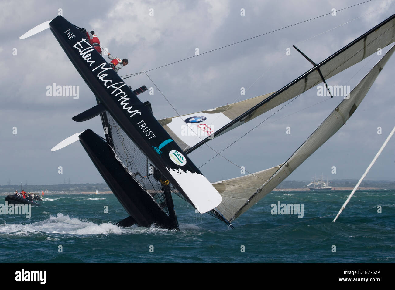 Ellen MacCarthur Extreme 40 La Semaine de Cowes Yacht Racing Banque D'Images