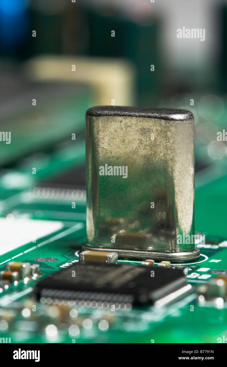 Oscillateur à quartz Banque D'Images