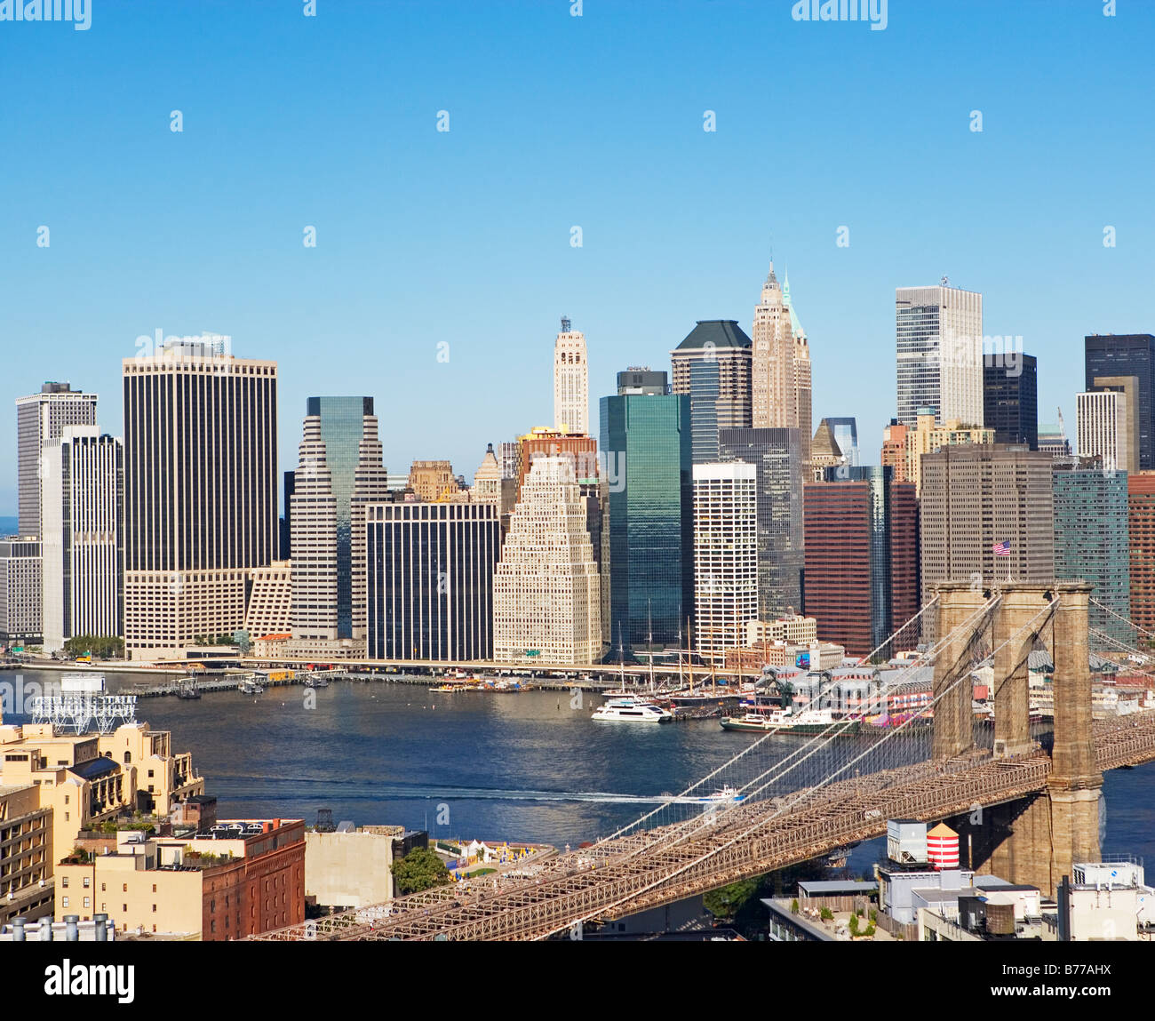 Vue de la ville de New York Banque D'Images