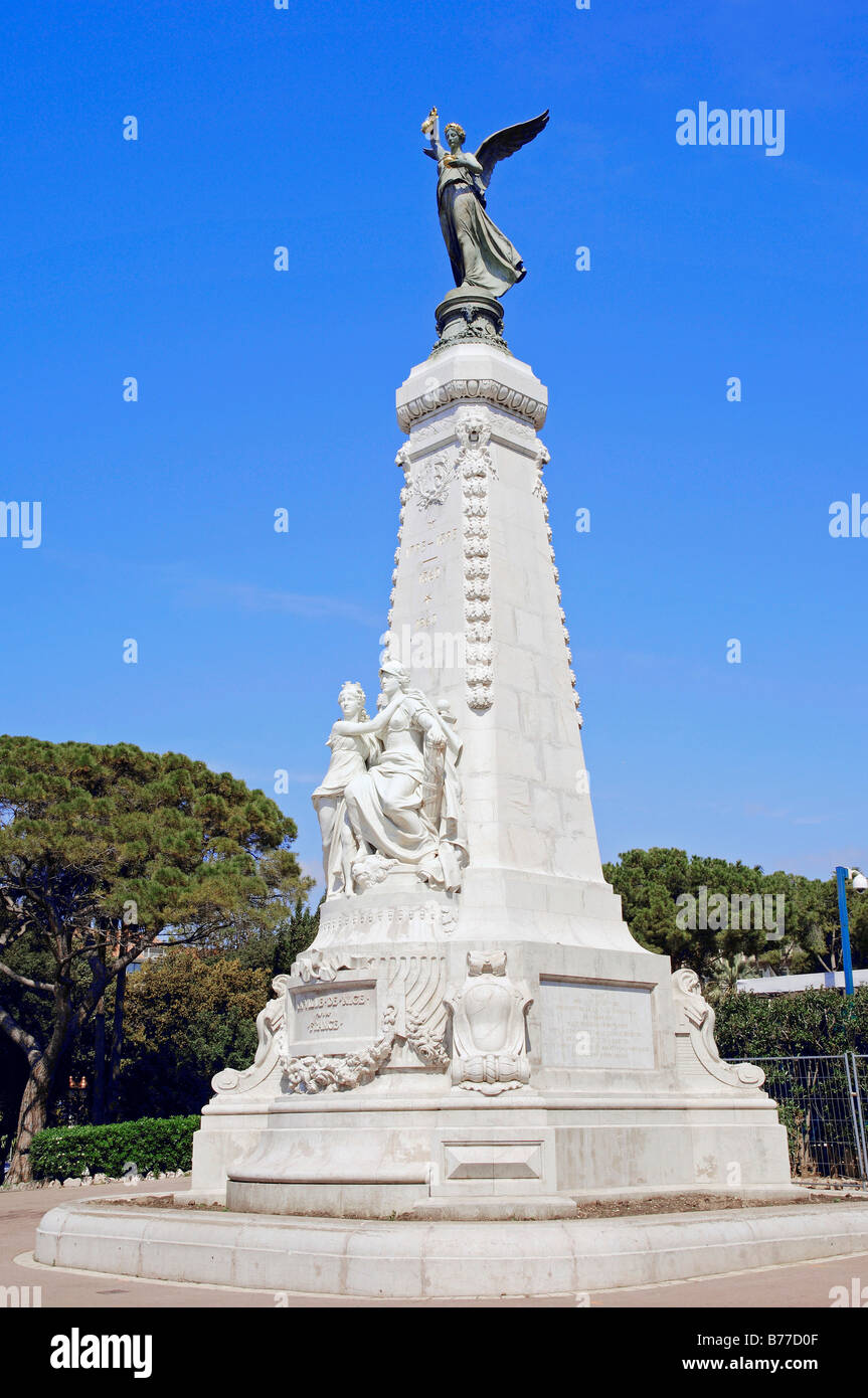 Statue La Ville de Nice a la France, Nice, Alpes-Maritimes, Provence-Alpes-Côte d'Azur, le sud de la France, France, Europe Banque D'Images
