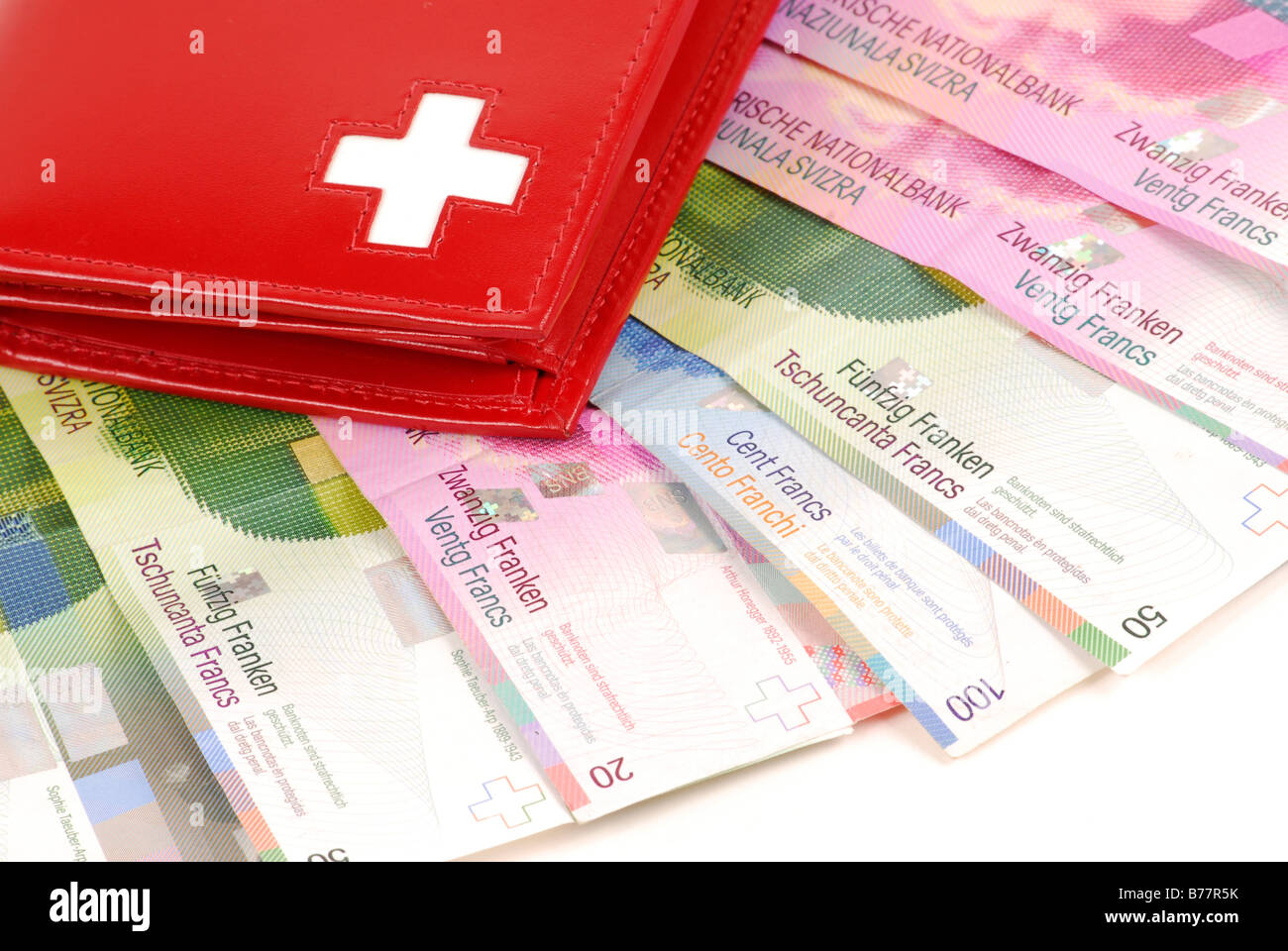 Billets de banque suisses Banque D'Images