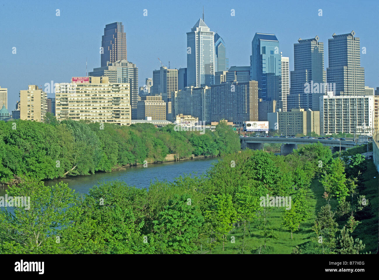 Schuylkill River Philadelphia Pennsylvania Banque D'Images