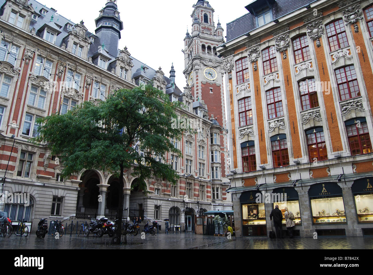 La vieille bourse de Lille, Place du Théâtre Lille France Banque D'Images
