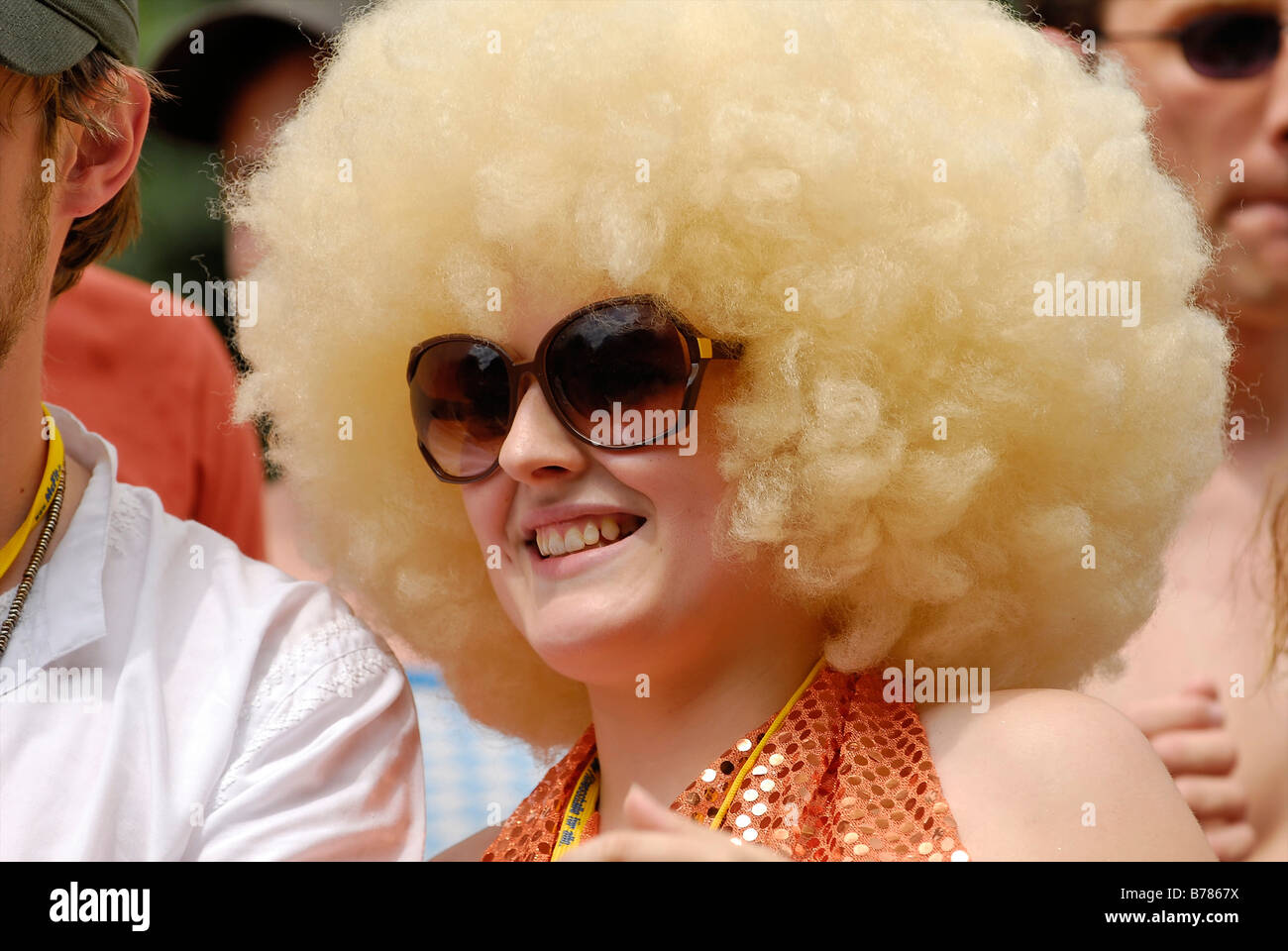 Street Photography, Berlin - Love Parade, Christopher Street Day, coupe du monde de la FIFA Banque D'Images