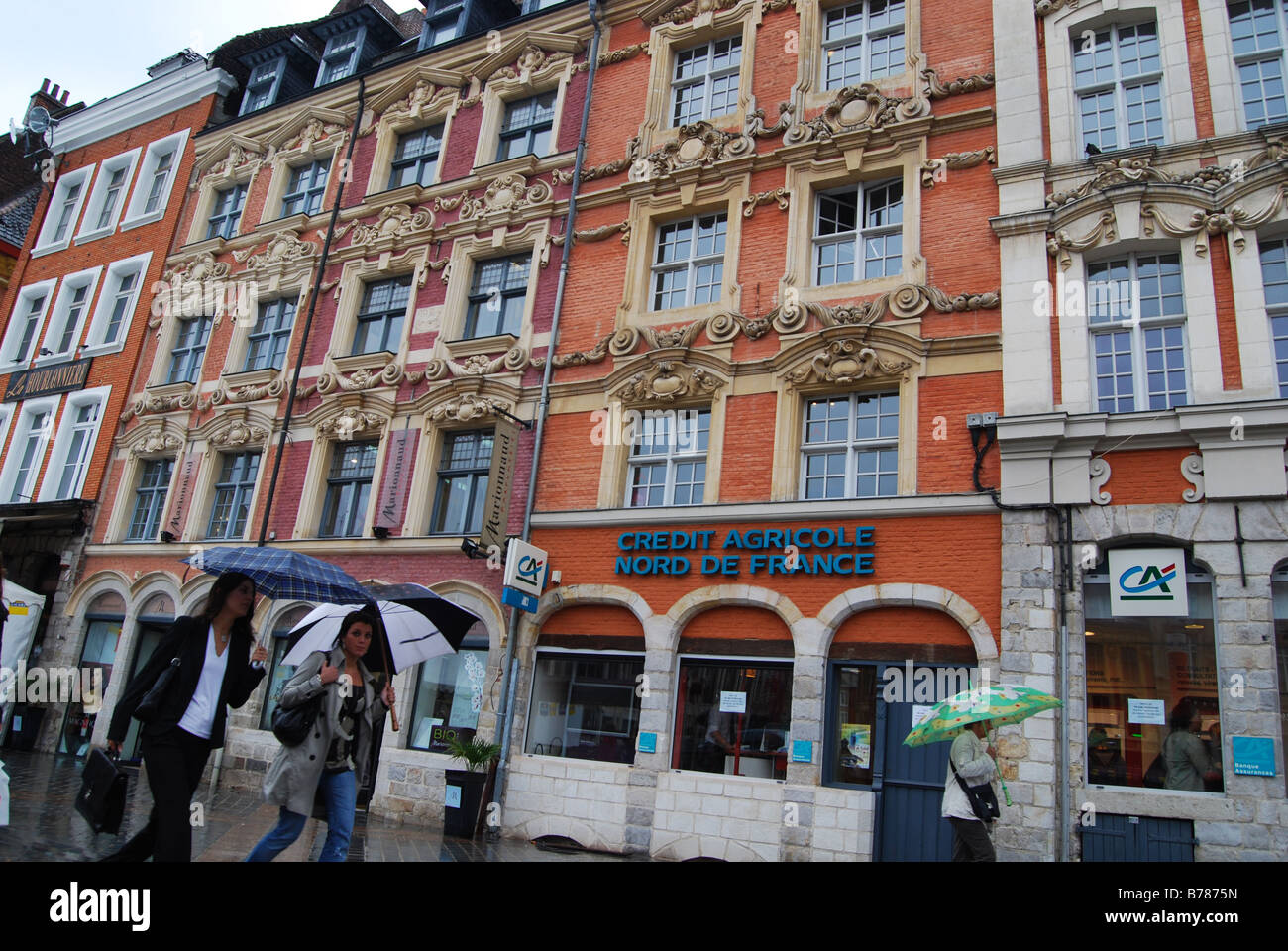 Place du Général de Gaulle Lille France Banque D'Images