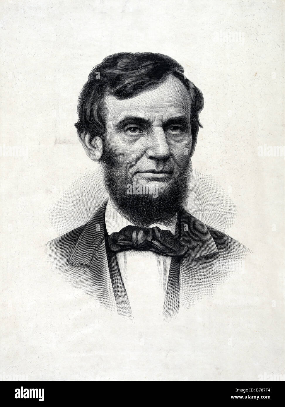 Abraham Lincoln 1809 1865 16e président des États-Unis Banque D'Images