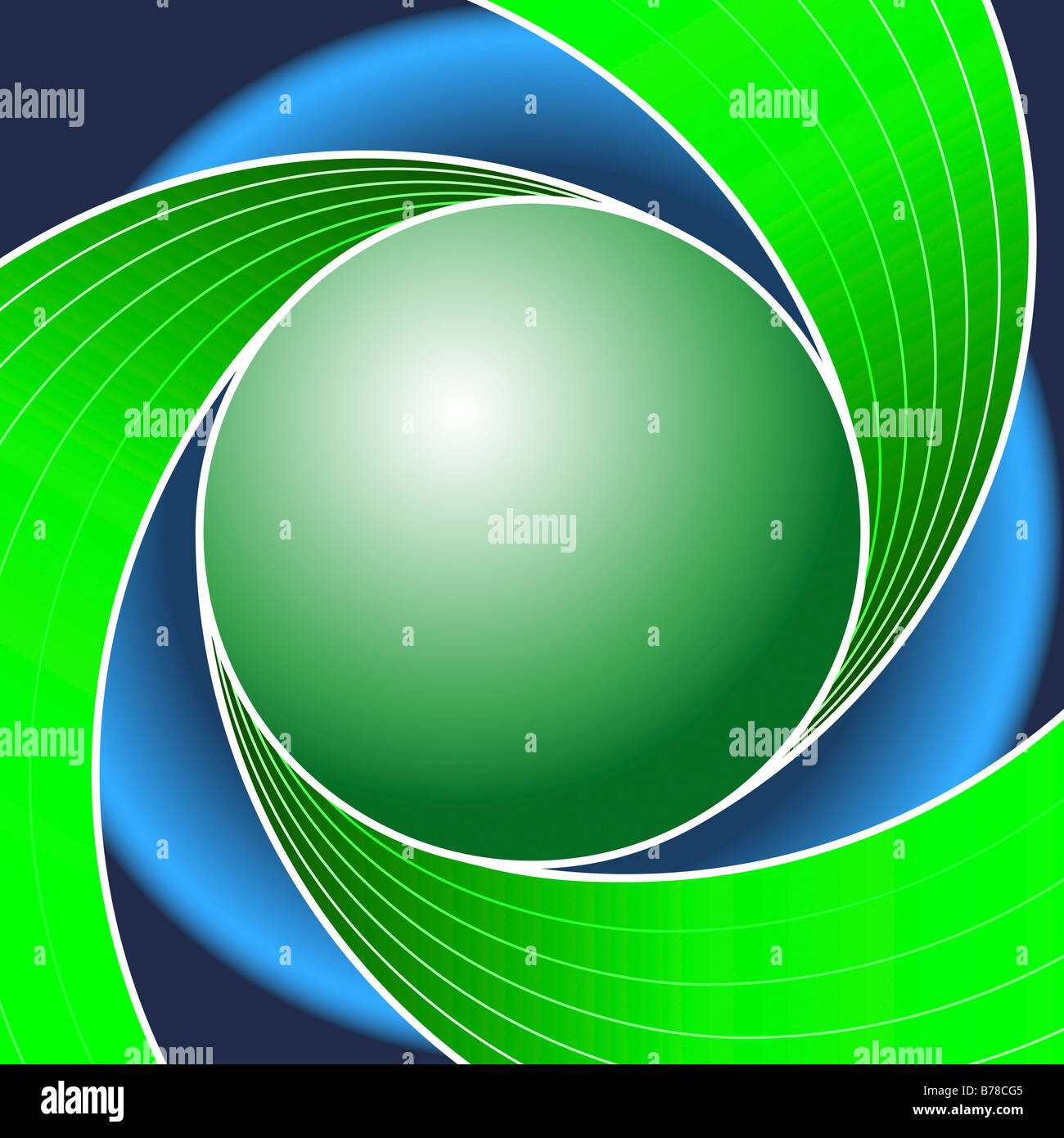 Résumé symbole de recyclage Banque D'Images