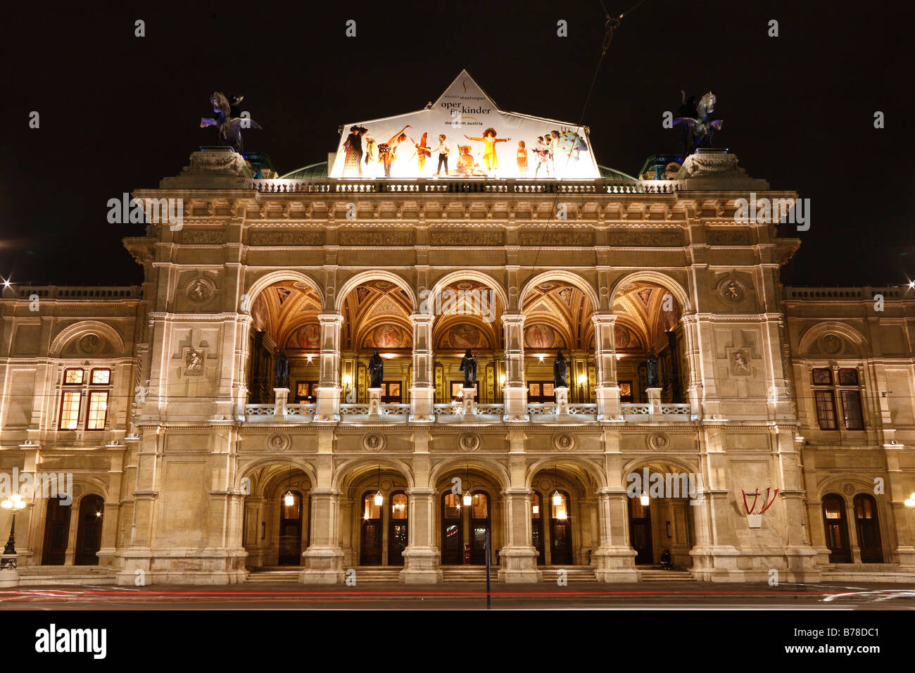 L'opéra, l'Opéra National, Vienne, Autriche, Europe Banque D'Images