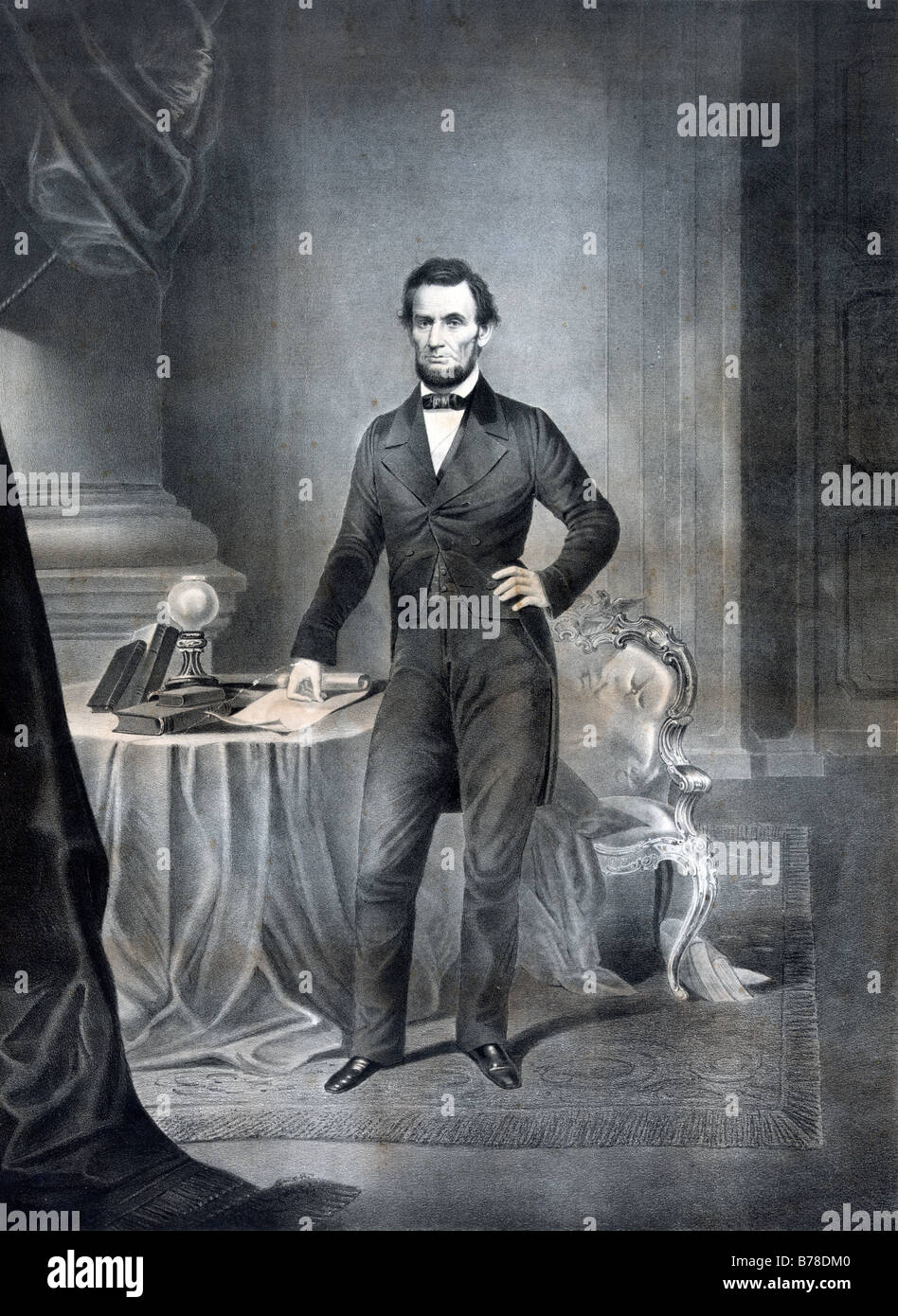 Abraham Lincoln 1809 1865 16e président des États-Unis Banque D'Images