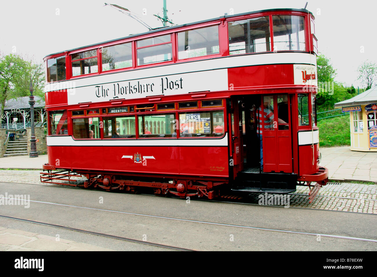 Aucun 189 1934 Sheffield village tramway tramway crich Banque D'Images