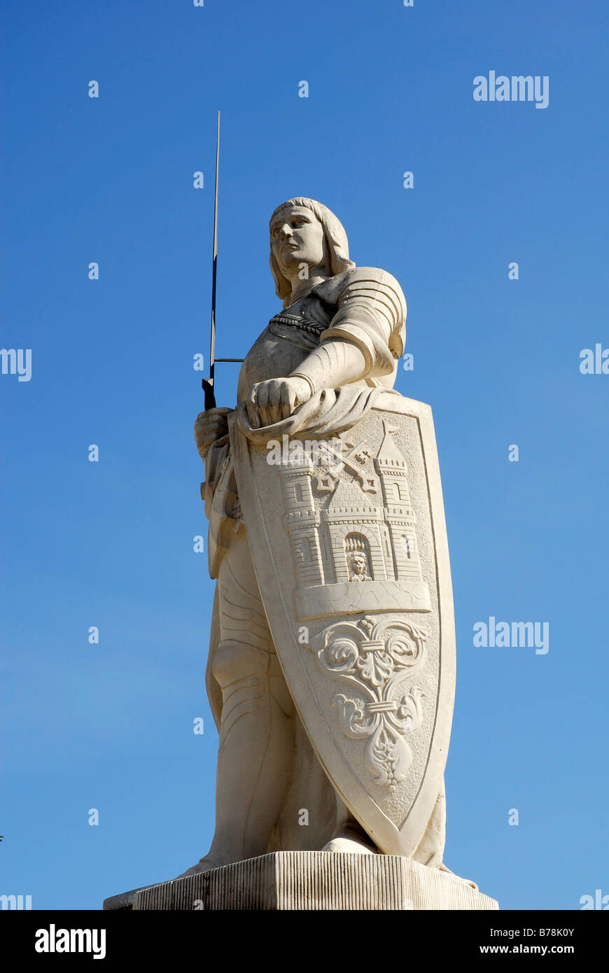 Statue de Roland chevalier à l'Ratslaukums square dans le centre-ville ...