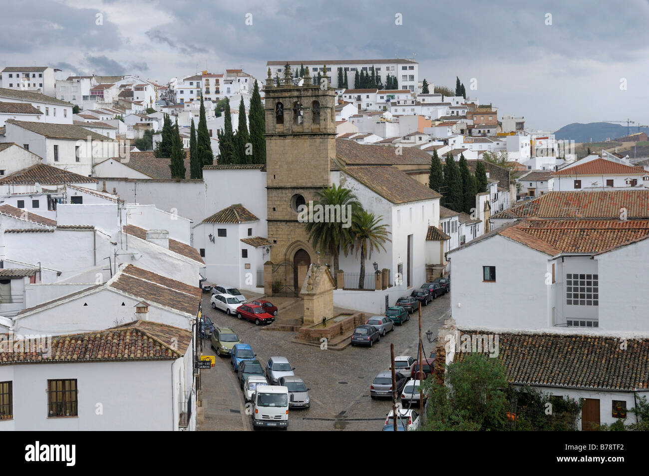 Avis de Ronda, Andalousie, Espagne, Europe Banque D'Images