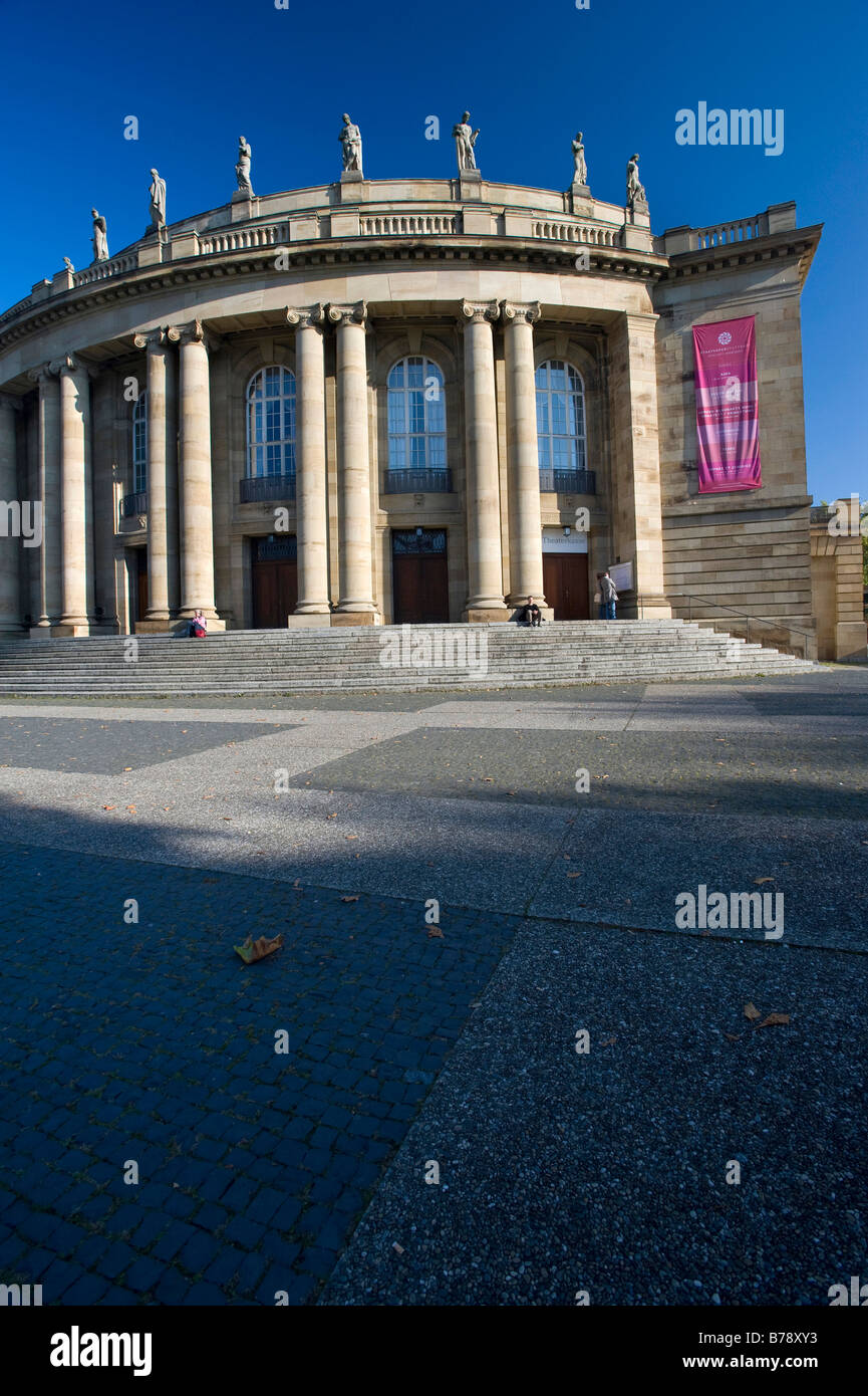 L'Opéra, Stuttgart, Bade-Wurtemberg, Allemagne du Sud, de l'Europe Banque D'Images