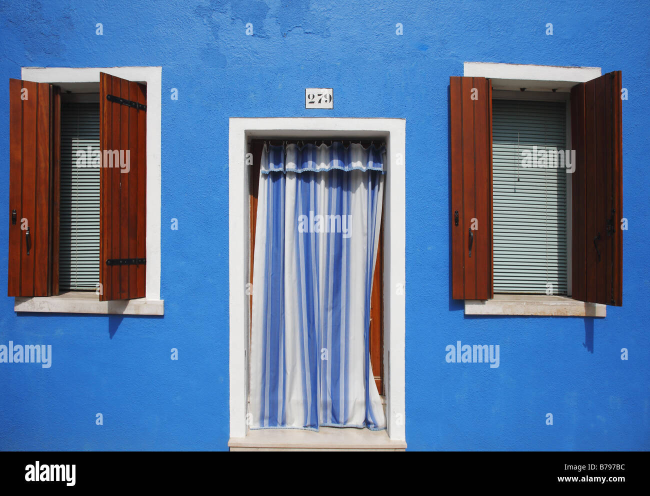 Maison Italienne, Burano, Italie Banque D'Images