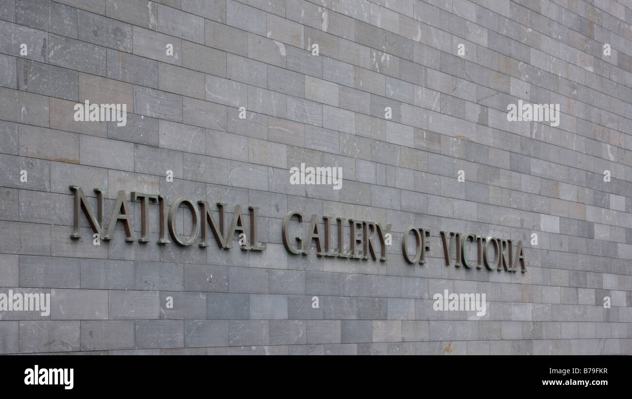 National Gallery of Victoria, Melbourne, Australie Banque D'Images