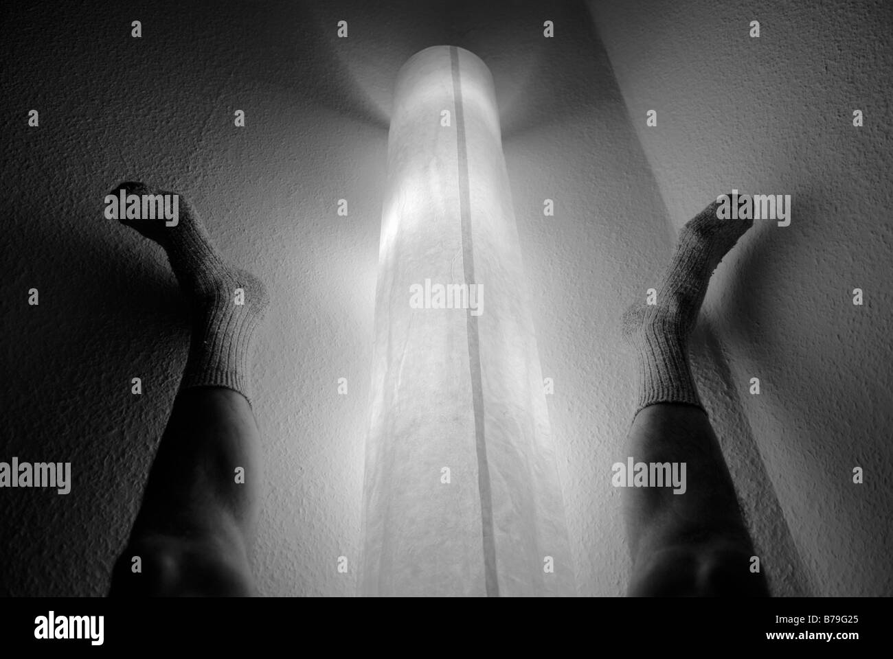 C'EST UN GROS... LAMP Banque D'Images