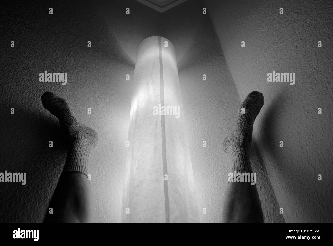 Maintenant, c'est un gros... LAMP Banque D'Images