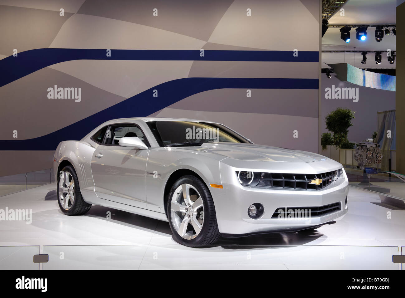 2010 Chevrolet Camaro coupé au 2009 North American International Auto Show de Detroit Michigan USA. Banque D'Images