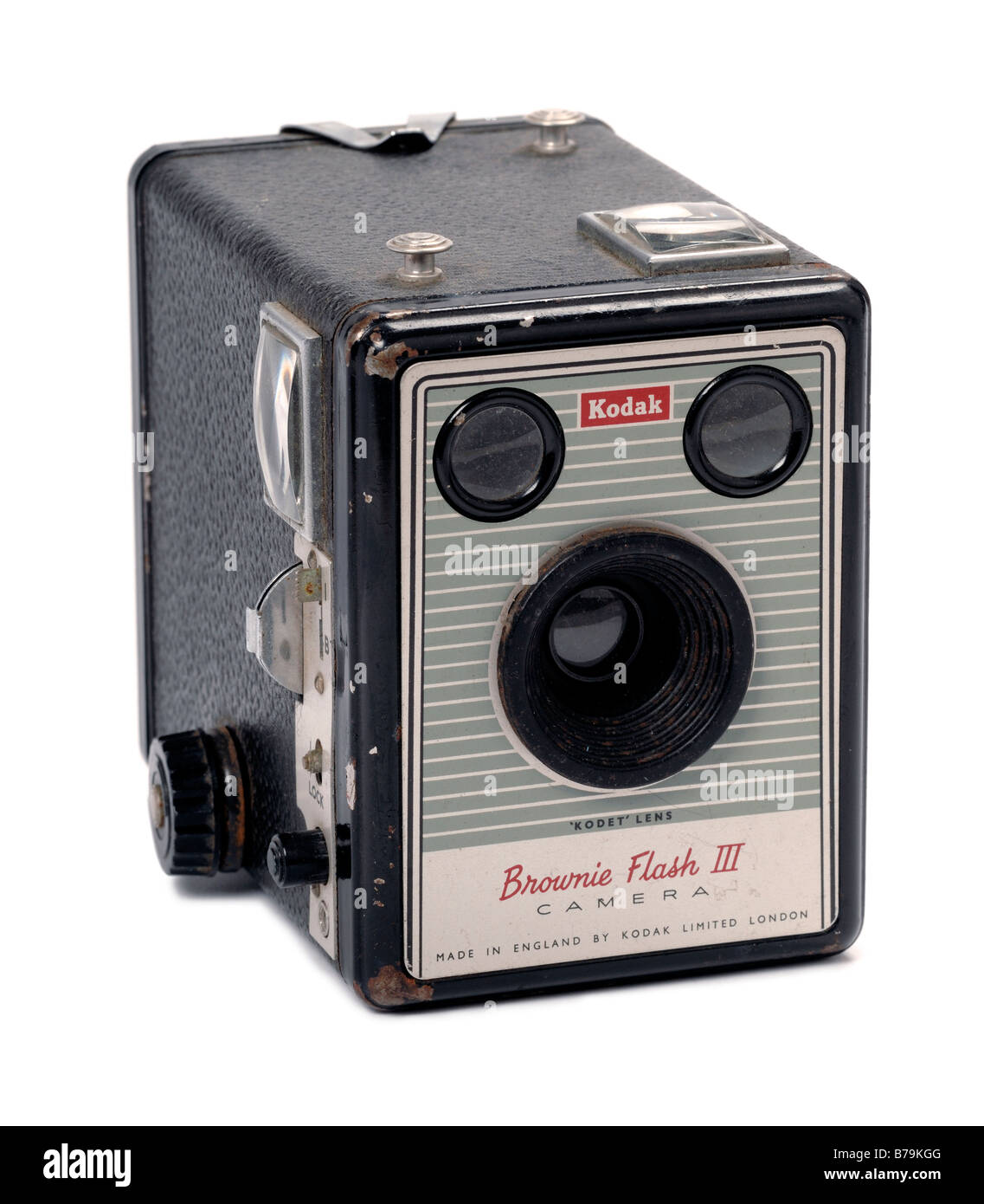 Appareil photo Kodak Brownie Flash Banque D'Images