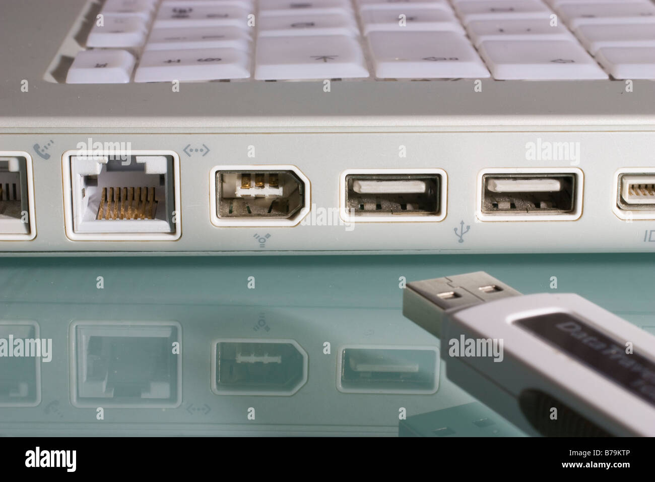 Clé USB, lecteur flash, clé usb, clé usb mémoire flash de transfert de données Banque D'Images