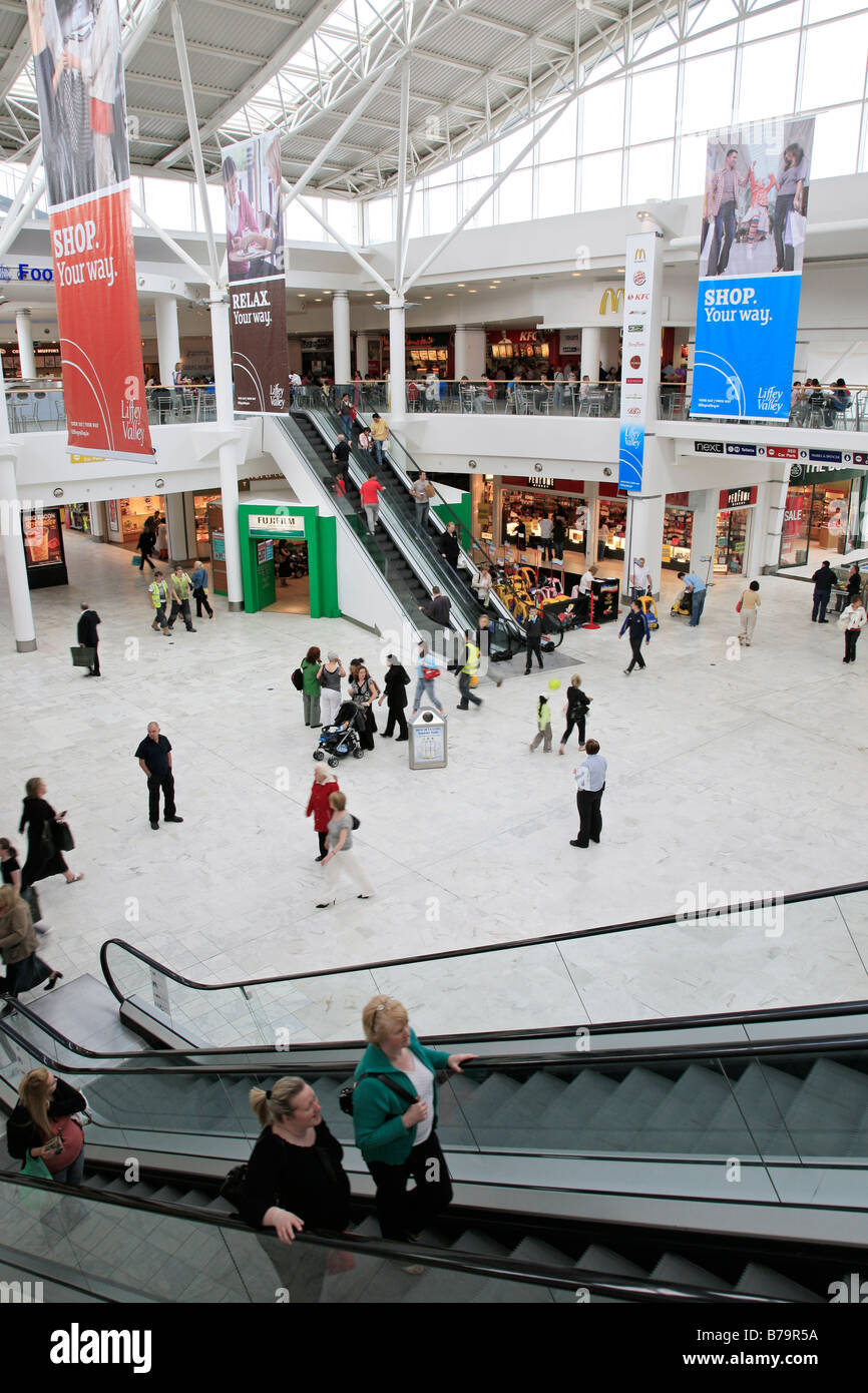 Centre commercial Liffey Valley à Dublin, Irlande Banque D'Images