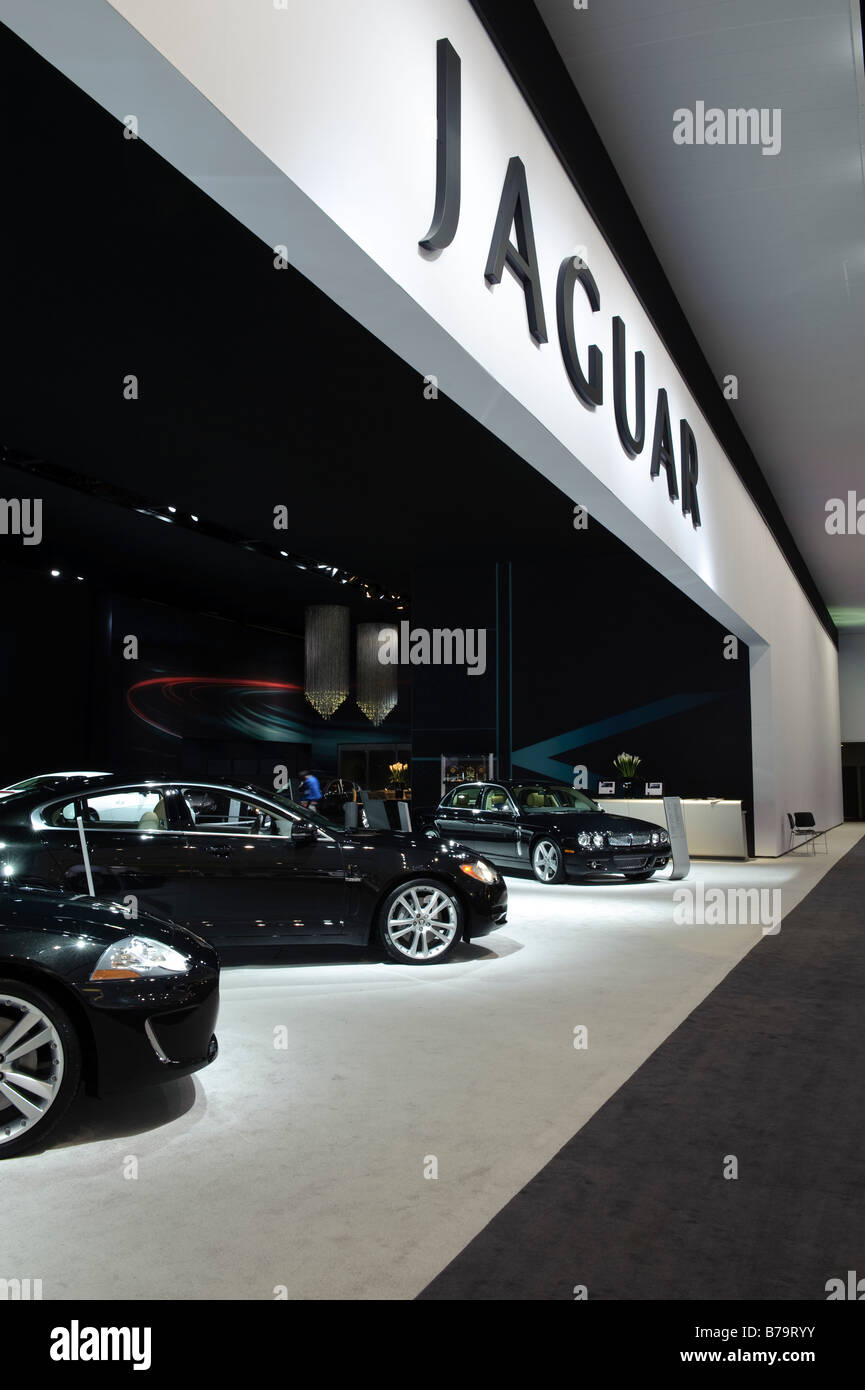 Jaguar montre au 2009 North American International Auto Show de Detroit Michigan USA Banque D'Images