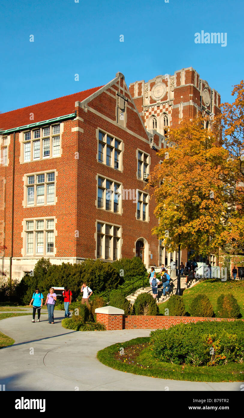 Les étudiants sur l'Université du Tennessee à Knoxville au Tennessee Banque D'Images