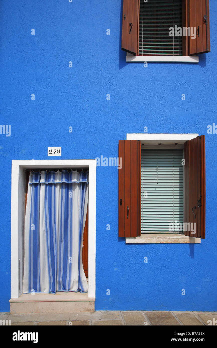 Maison Italienne, Burano, Italie Banque D'Images