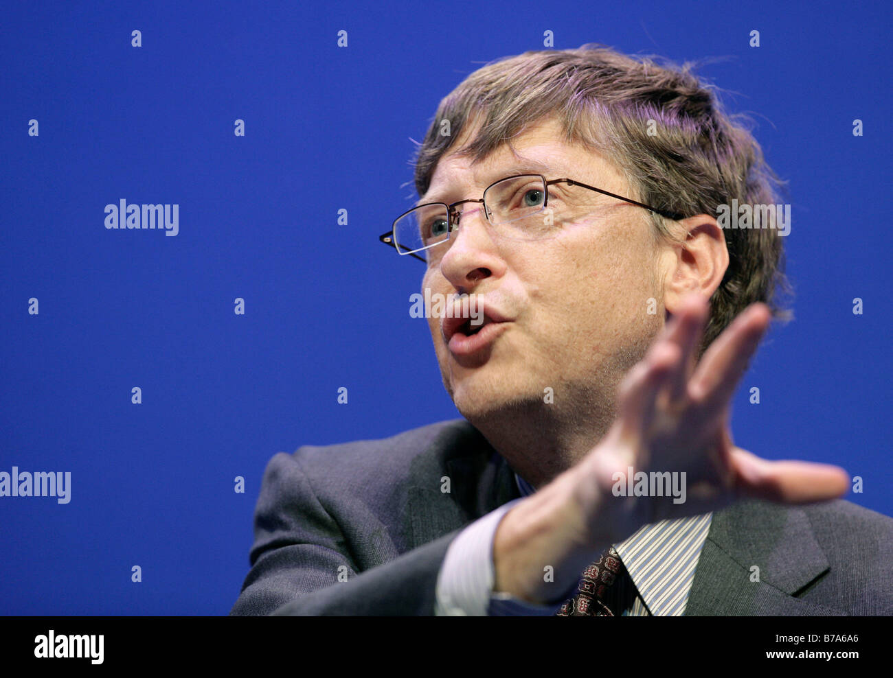 Bill Gates, fondateur et président de Microsoft le 6 novembre 2006 à Munich, Bavaria, Germany, Europe Banque D'Images