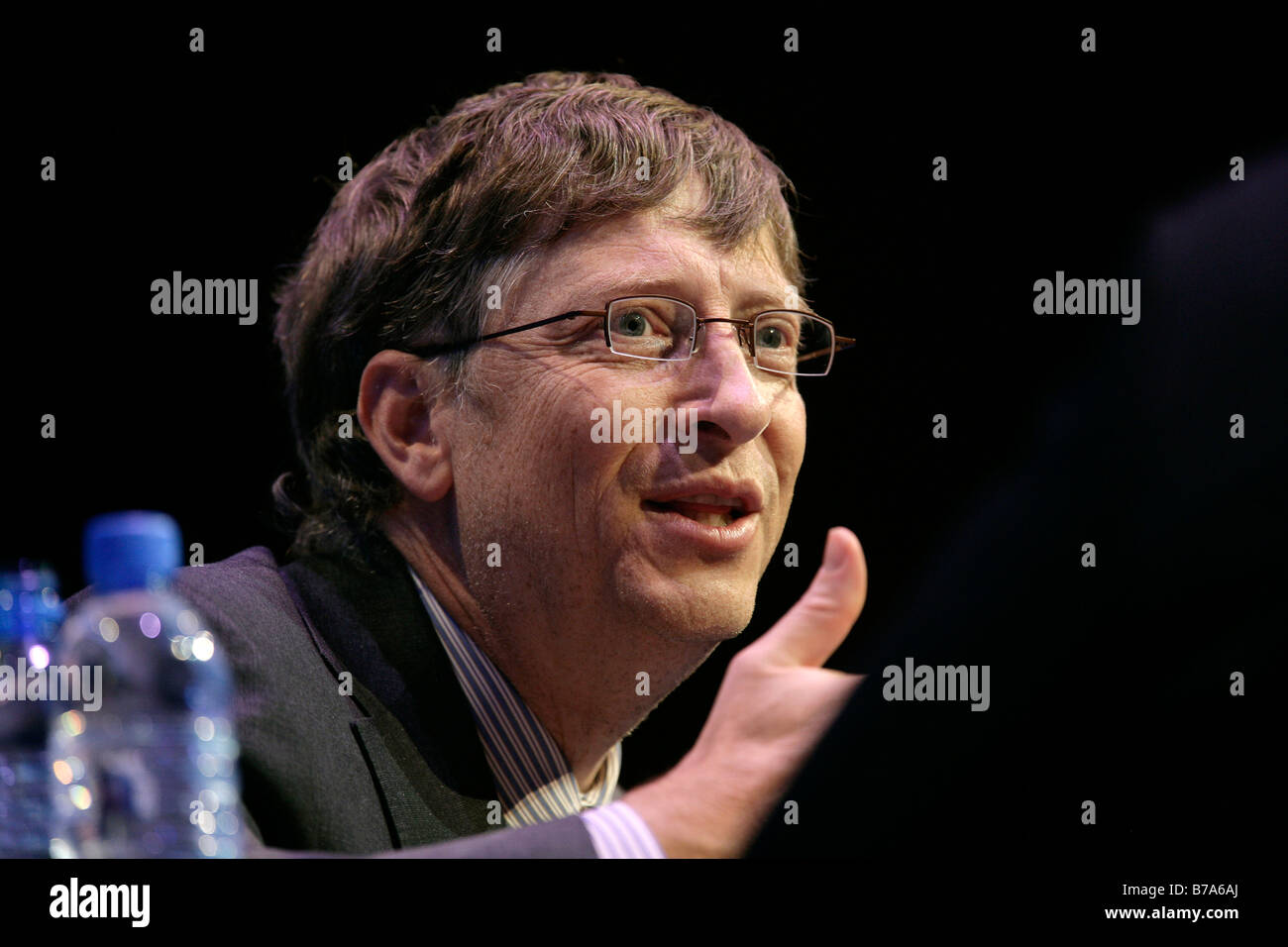 Billd Gates, fondateur et président de Microsoft à Munich le 6 novembre 2006, Munich, Bavaria, Germany, Europe Banque D'Images