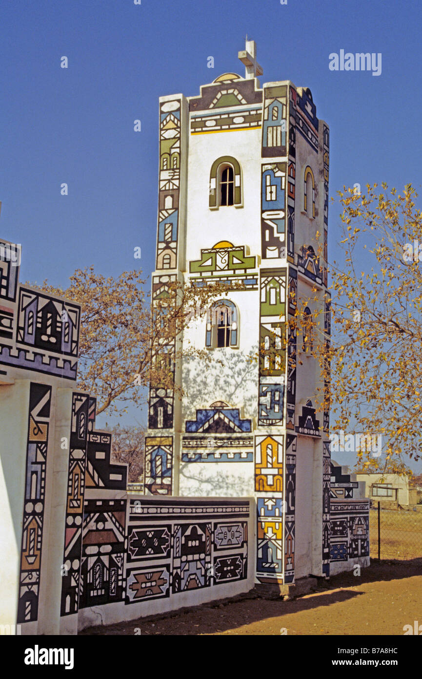 Village de Ndebele Banque D'Images