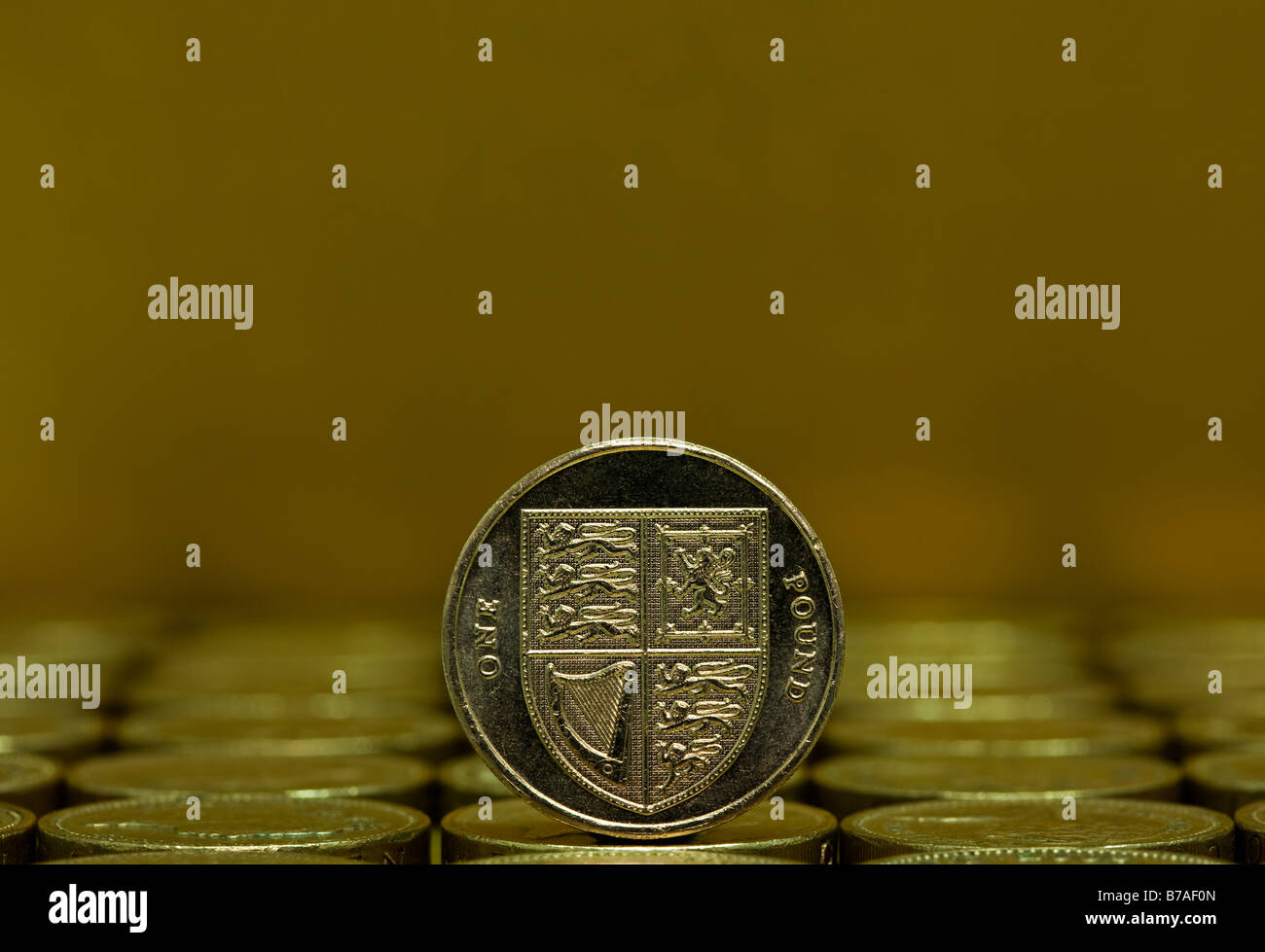 British Pound monnaie, monnaie de l'Europe, UK Banque D'Images