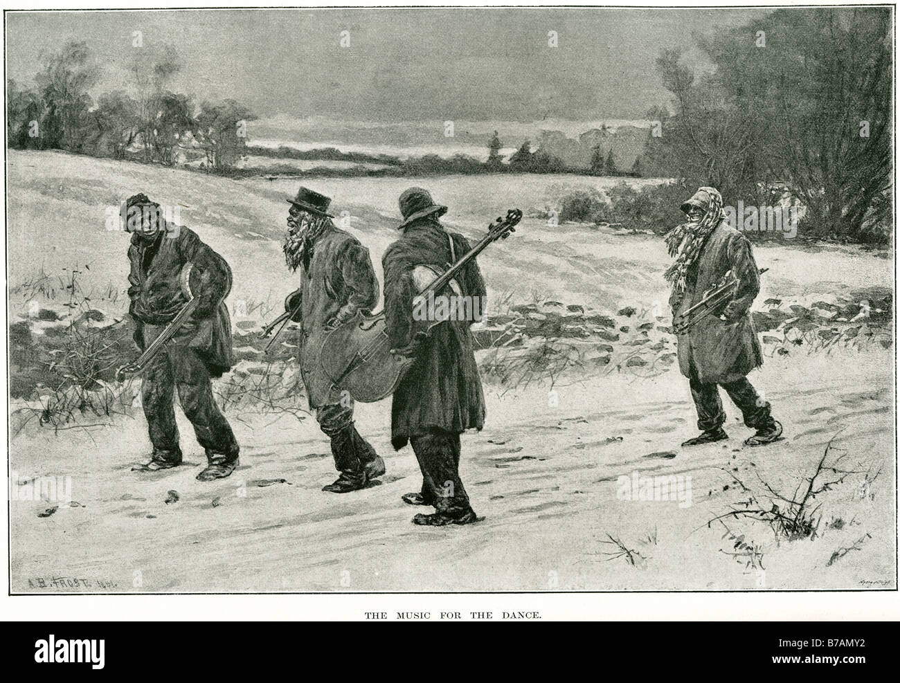 La musique pour la danse cheval Violon Violoncelle musique musicien cheveux encore de jouer à l'artiste l'hiver neige froid chill divertir Banque D'Images