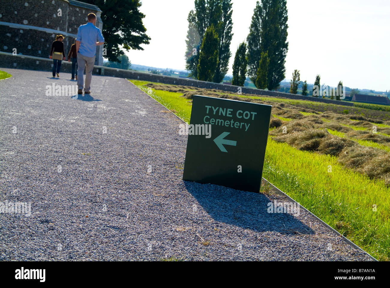 Le bois du polygone, cimetière de buttes et cimetière de Tyne Cot