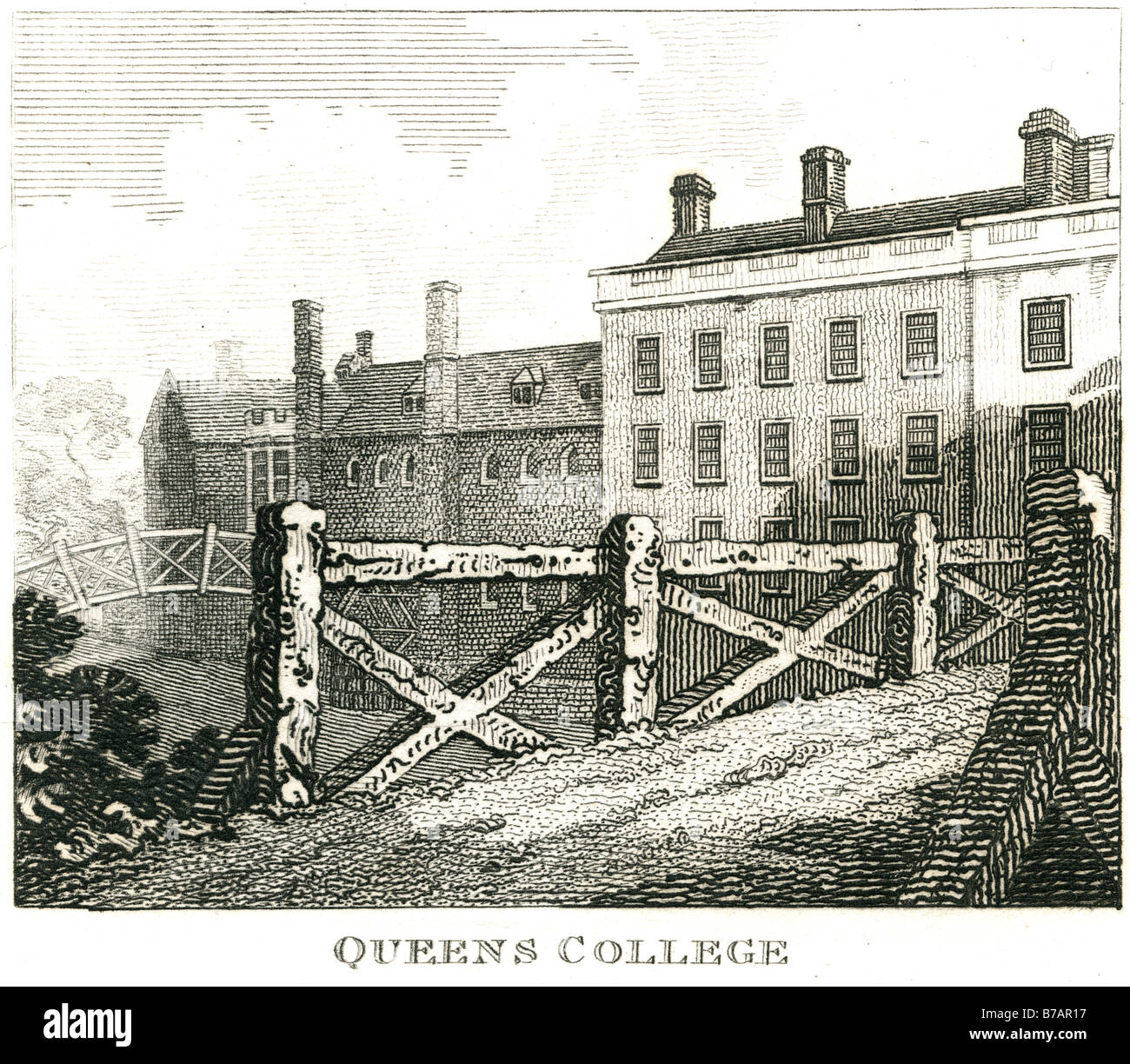 L'université du Queens Queens' College est un collège constituant de l'Université de Cambridge. Elle a été fondée en 1448 par Margaret Banque D'Images