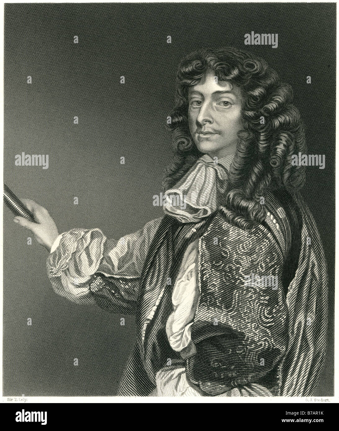 Le général David lesley David Leslie, Seigneur Newark (ch. 1600-1682) était un officier de cavalerie et un Général dans la guerre civile anglaise et Sco Banque D'Images