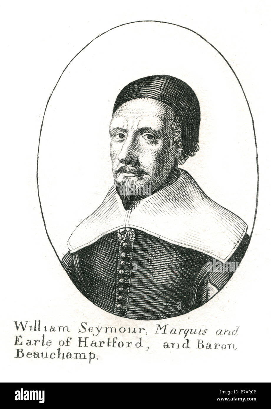 William Seymour William Seymour, 2 Duc de Somerset KG (1588 - 24 octobre 1660) était un noble anglais et le commandant royaliste Banque D'Images