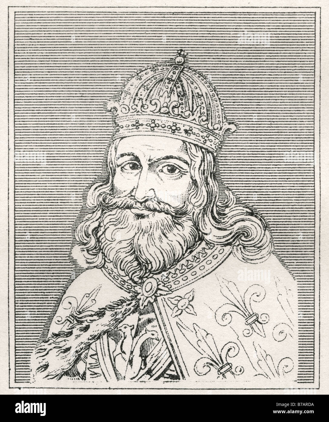 Charlemagne Carolus Magnus Magnus, Karolus ou sens Charles le Grand (2 avril 742 - 28 janvier 814) fut roi des Francs fr Banque D'Images