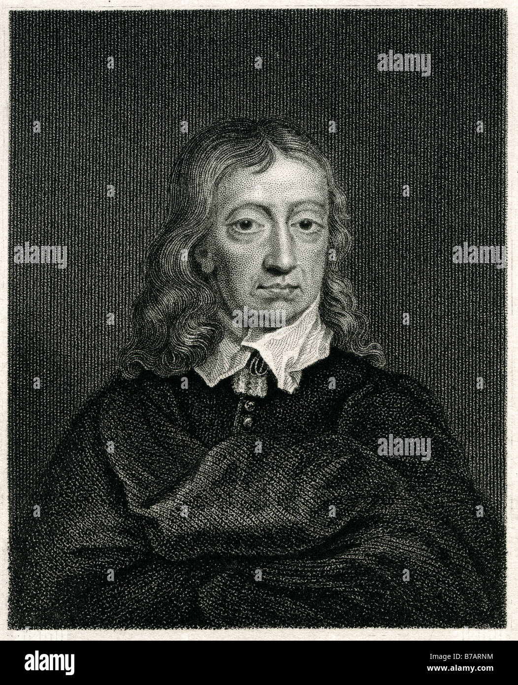 John Milton II (9 décembre 1608 - 8 novembre 1674) était un poète anglais, auteur et polémiste, fonctionnaire pour le Commonwealt Banque D'Images