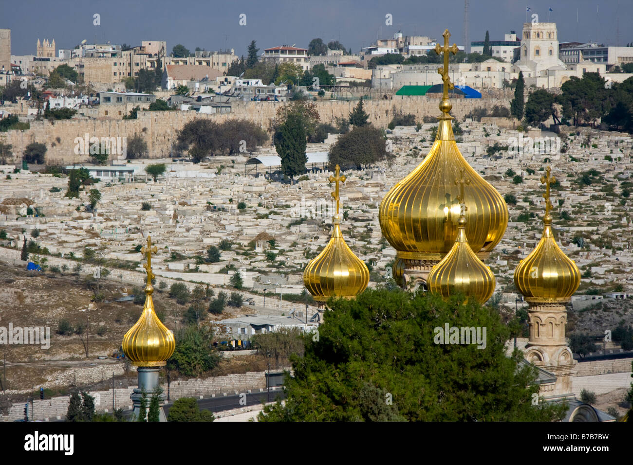 Eglise orthodoxe russe de Marie Madeleine sur le Mont des Oliviers à