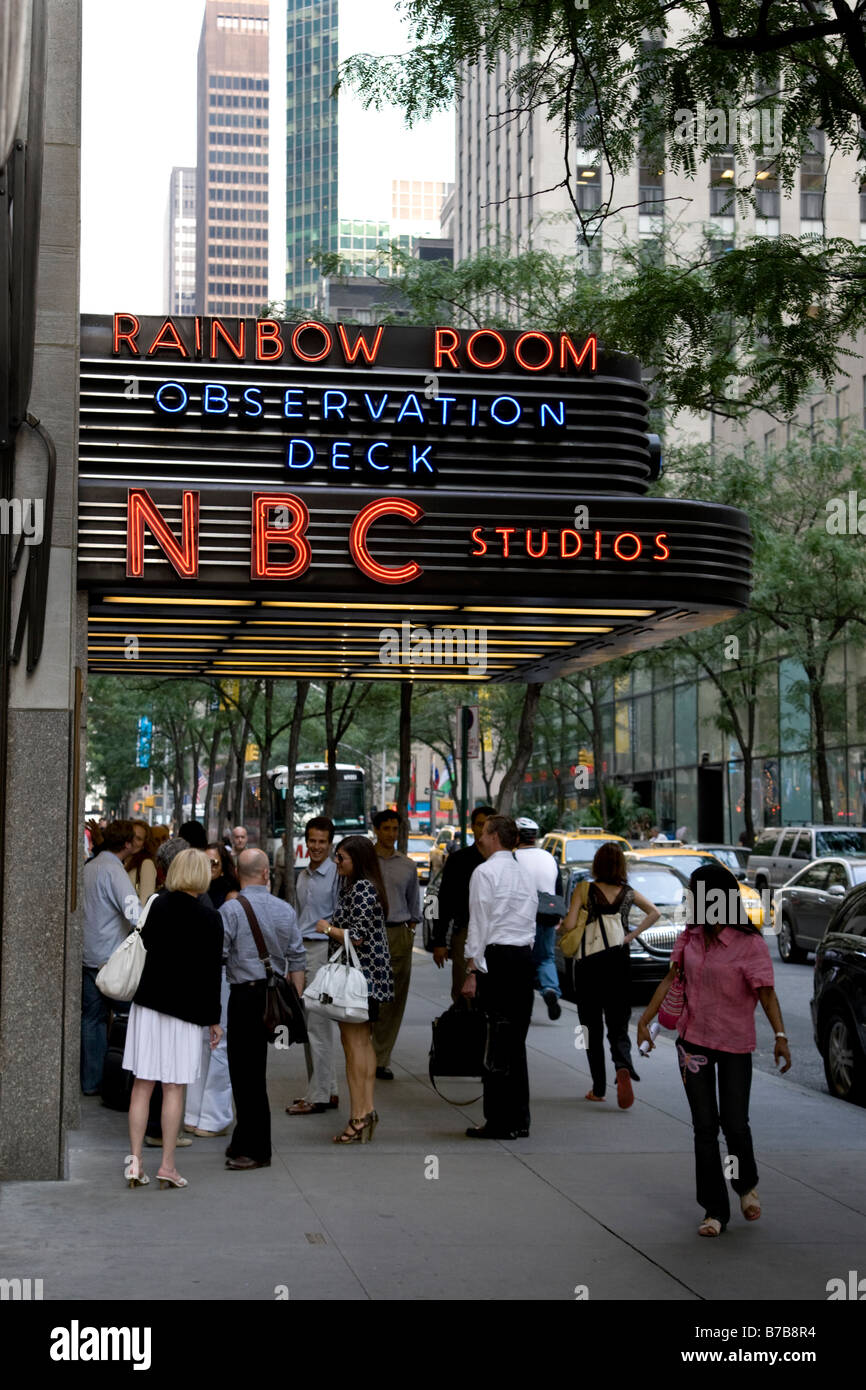 Studios NBC à New York City Banque D'Images