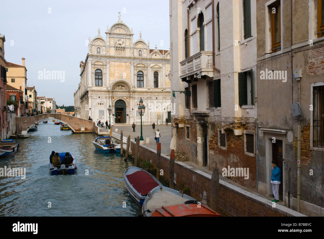 Campo Santi Giovanni e Paolo à Venise Italie Europe Banque D'Images