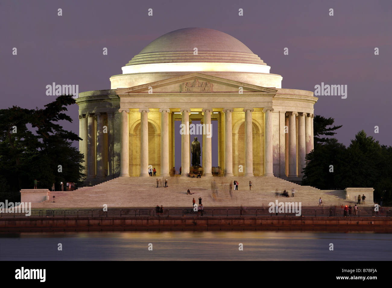 Thomas Jefferson Memorial, Washington DC, États-Unis Banque D'Images