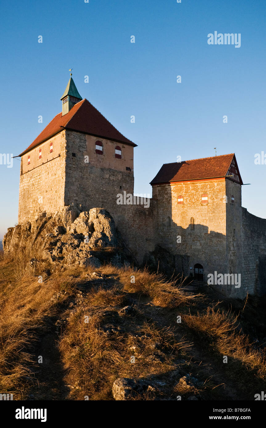 Le château Burg Hohenstein, Hohenstein, Pommern - Bavière, Allemagne Banque D'Images